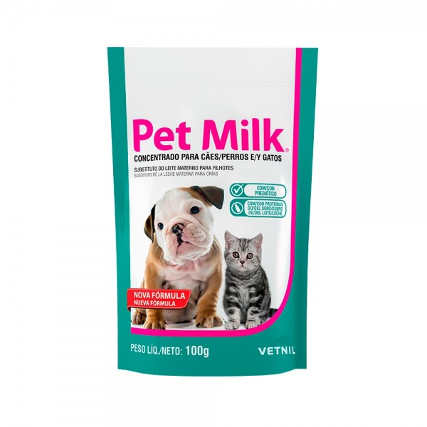 Suplemento Pet Milk para Cães e Gatos 100g