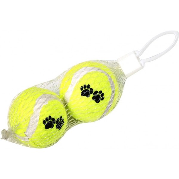 Brinquedo Chalesco Bola de Tenis 2 Unidades para Cães