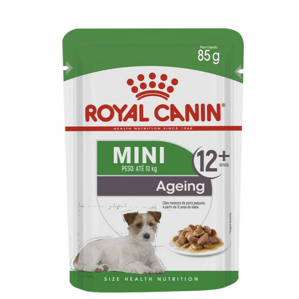 Ração Royal Canin Sachê Size Health Nutrition Puppy Wet para Cães Adultos Raças Pequenas a partir de 12 Anos de Idade 