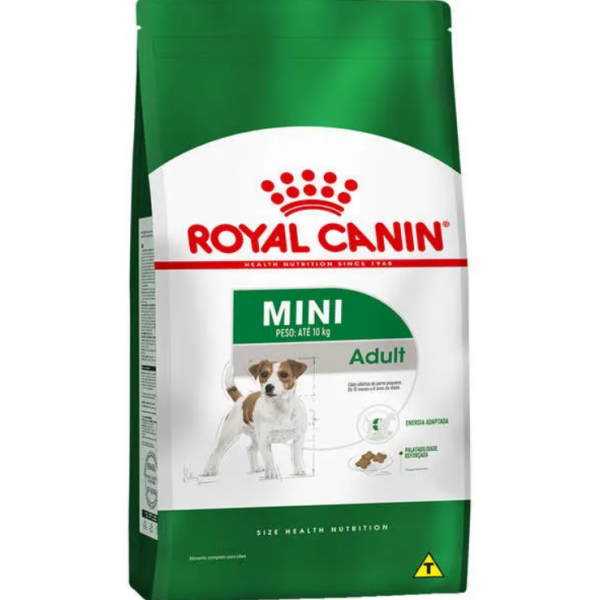 Ração Royal Canin Mini Adult para Cães Adultos de Raças Pequenas com 10 Meses ou mais de Idade 1Kg