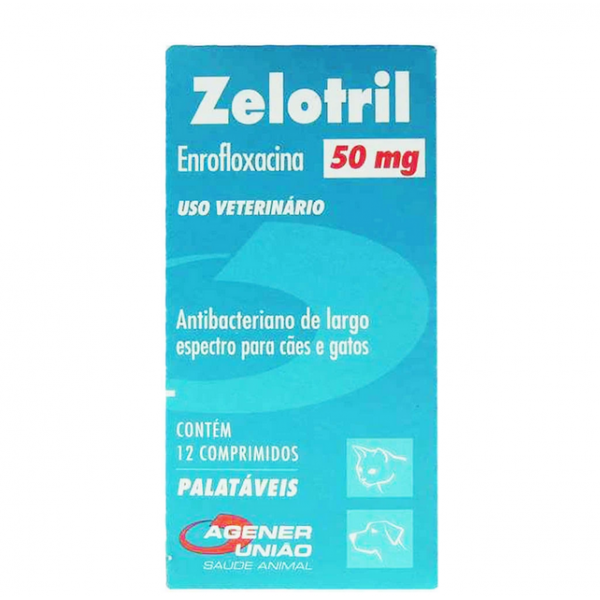 Antibacteriano Agener União Zelotril 12 Comprimidos 50mg